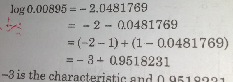 Question image for How does -2.0481769 is equal to -2-0.0481769? Is